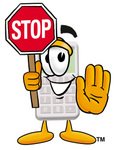 [8801_calculator_mascot_cartoon_character_holding_a_stop_sign.jpg]