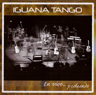 caratula frontal e ipod de Iguana Tango En vivo y Coleando