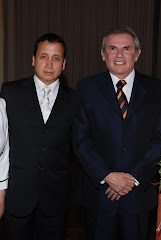 Lucho Jiménez y el Alcalde Castañeda