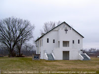White Stucco church