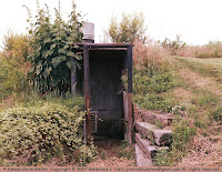 Entrance to a Kansas storm cellar