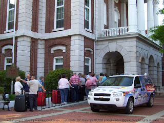 Election results returned to the courthouse