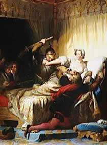 Massacre de la Saint Barthélemy, dans l'appartement de la Reine de Navarre