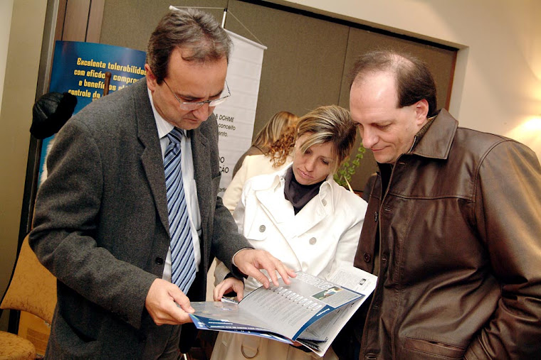 Dr. Silvio, Dra. Adriana e Dr. Rogério
