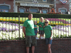 The family at Disneyland