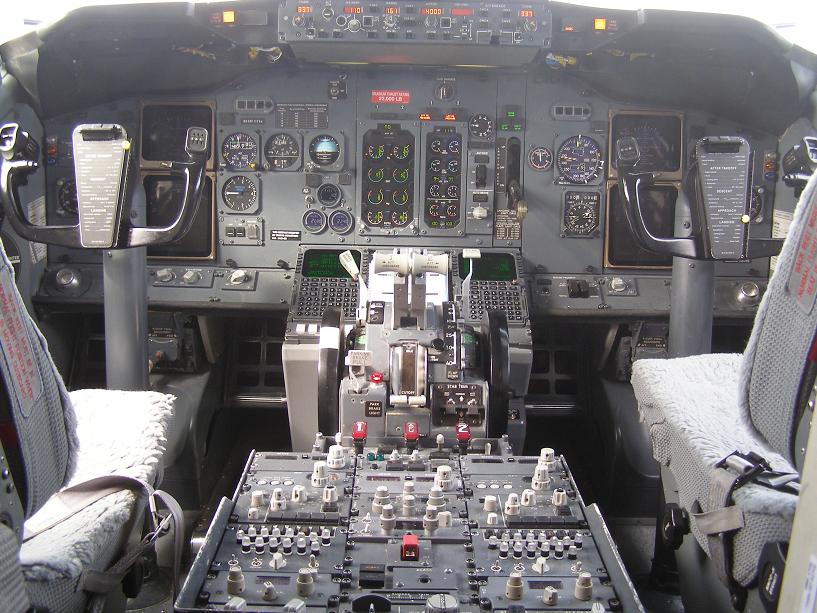 Air New Zealand B737-300 instrument panel