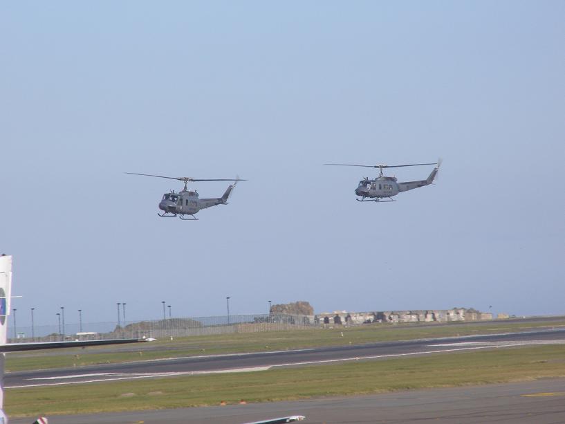 RNZAF Iroquois helicopters