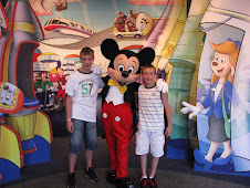Op de foto met Mickey in Epcot