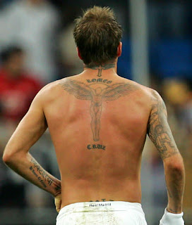 Image of Beckham Tattoo Back Picture