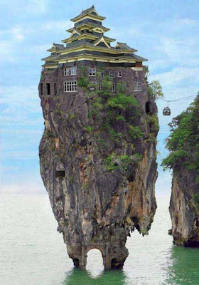 Las casas más raras... Rock+houe