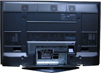 Panasonic Viera TH-50PY700H (50-inch plasma TV) - Rear