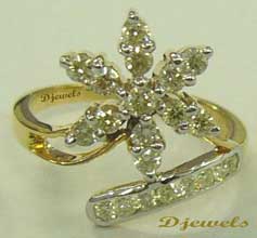 Magnolia Ladies Ring, Diamond Engagement Ring