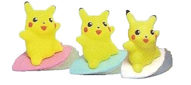 Sufing Pikachu Bandai Pokemon Kids