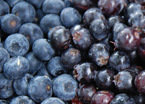 Blueberries and Saskatoons