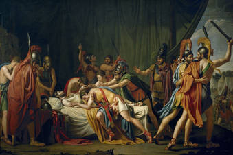 La muerte de Viriato, jefe de los lusitanos, de José de Madrazo
