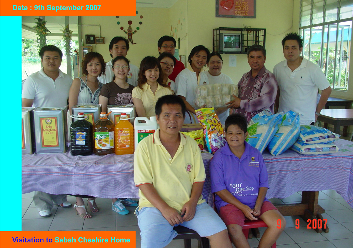Visitation to Sabah Cheshire Home (9th September 2007)