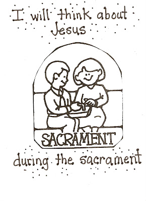  Coloring Pages on Lds Nursery Color Pages  40   The Sacrament Helps Me Think About Jesus
