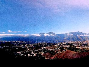 Panoramica de Caracas, capital venezolana