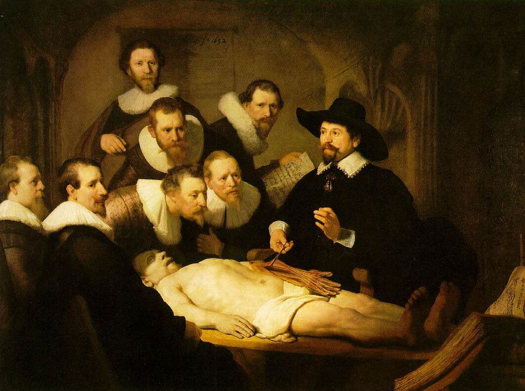 Rembrandt, The Anatomy,LA ANATOMIA,L'ANATOMIE,DIE ANATOMIE
