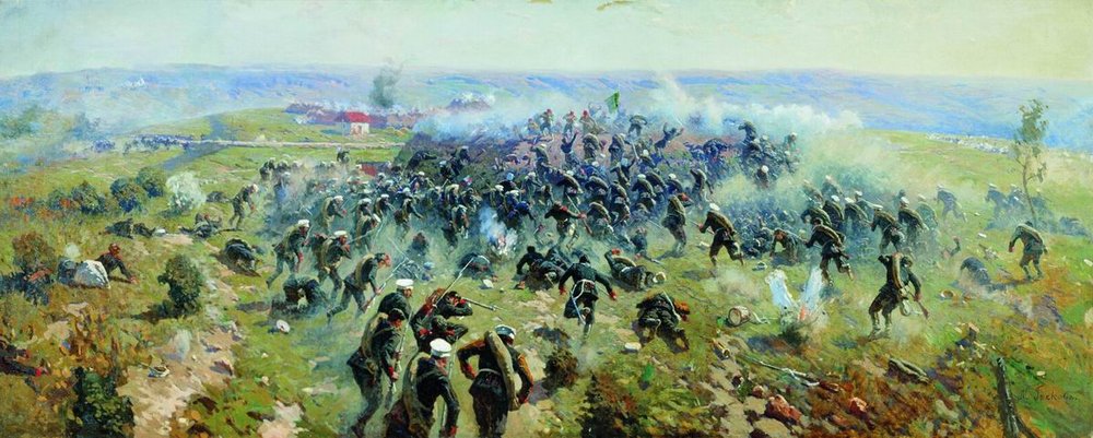 [Атака+лейб-гвардии+Гренадерского+полка+на+турецкие+позиции+под+Горным+Дубняком+12+октября+1877+года.jpg]