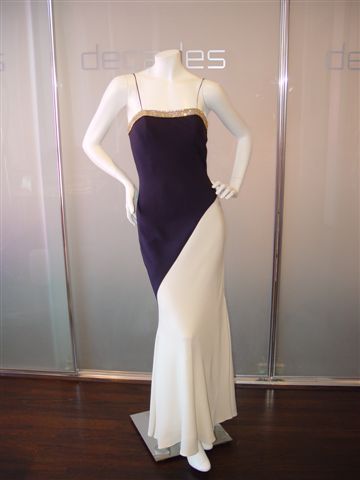 [SAKS+FIFTH+AVENUE+MIDNIGHT+NAVY+AND+WHITE+COLOR+BLOCK+GOWN+WITH+CRYSTAL+STRAPS+C+70S.JPG.JPG]