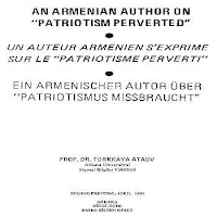  Armenian Author K. S. Papazian's 'Patriotism Perverted, Boston 1934' By Prof. Dr. Turkkaya Ataov