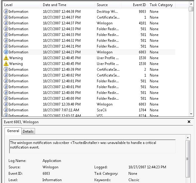 [07-10-27+Vista+-+Error+-+Event+ID+6003+Winlogon+unable+to+handle+critical+notification+event.jpg]