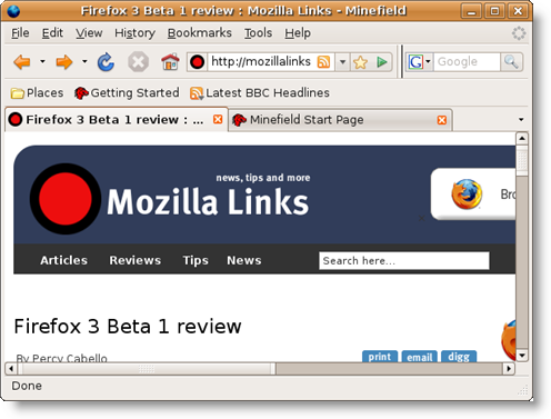 [screenshot-firefox-3-beta-1-review-mozilla-links-minefield-1.png]