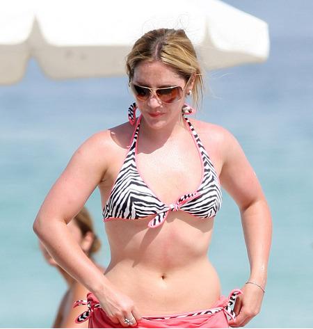 Heidi Range in bikini