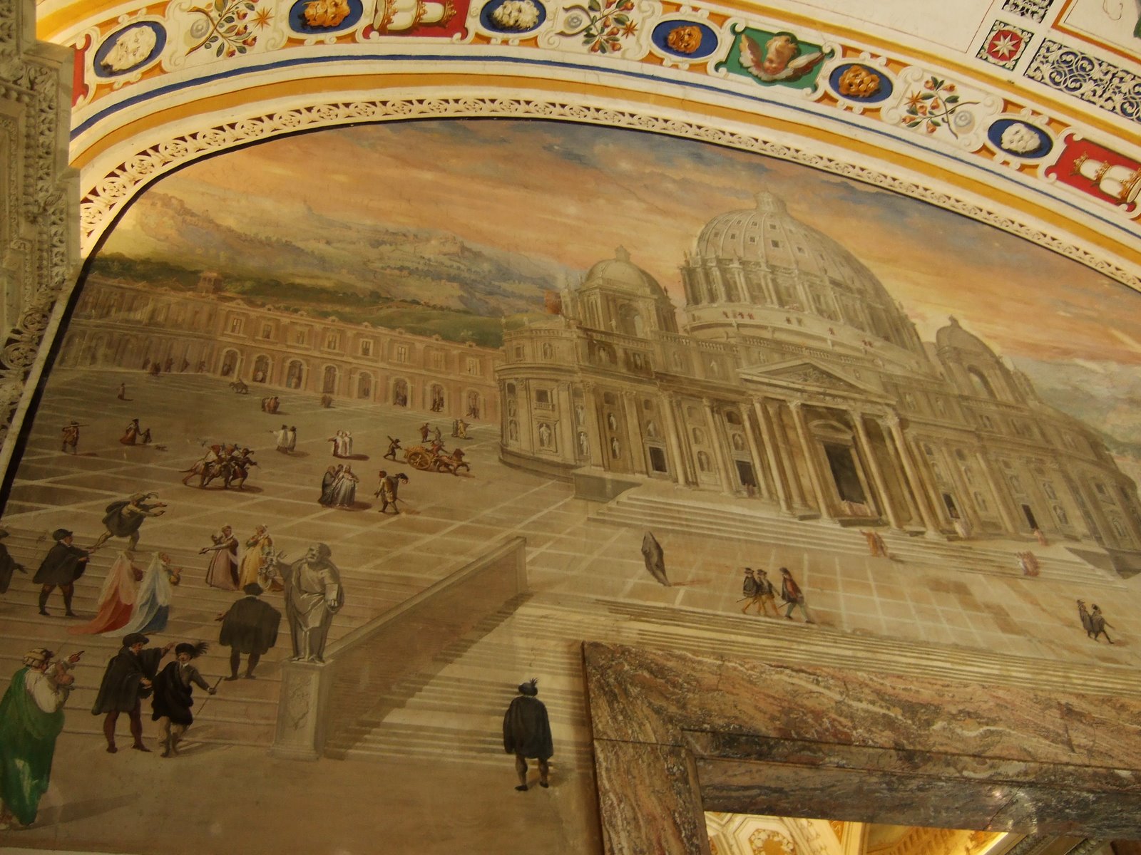 [Rome--Vatican+Museum+painting+st.+peter's.JPG]