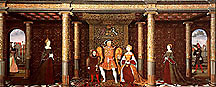 Allegorical Tudor dynastic portrait