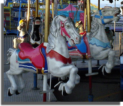 Carousel Horses.. I think they're trying to escape