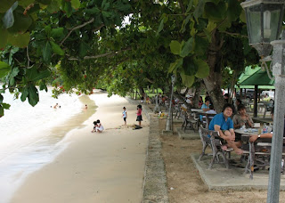Restaurant by the beach, Koh Sirey