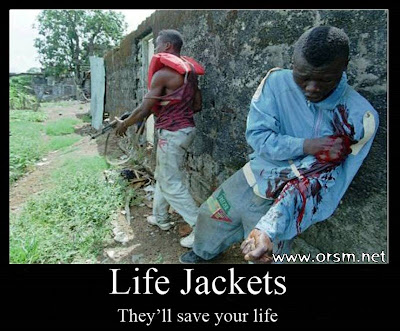 Life Jackets, they'll save your lives