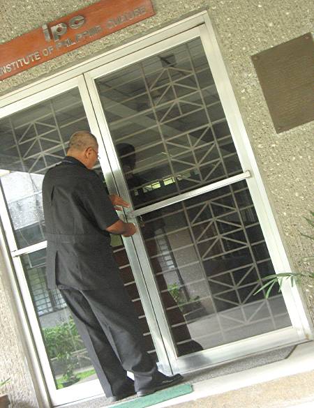 locking the IPC building