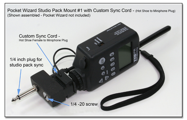 CP1085: PW Studio Pack Mount #1 with Custom Sync Cord