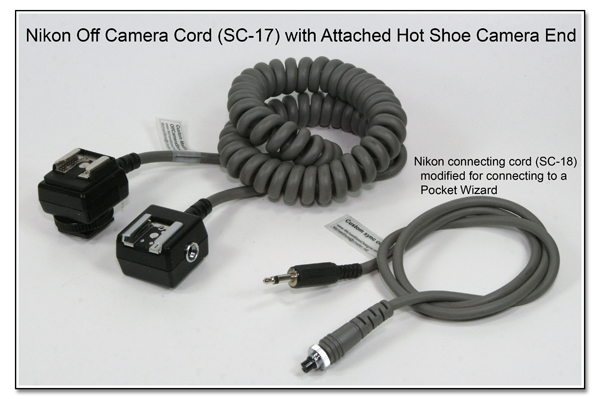 OC1034: Nikon SC-17 with Hot Shoe and Modded Sync Cable