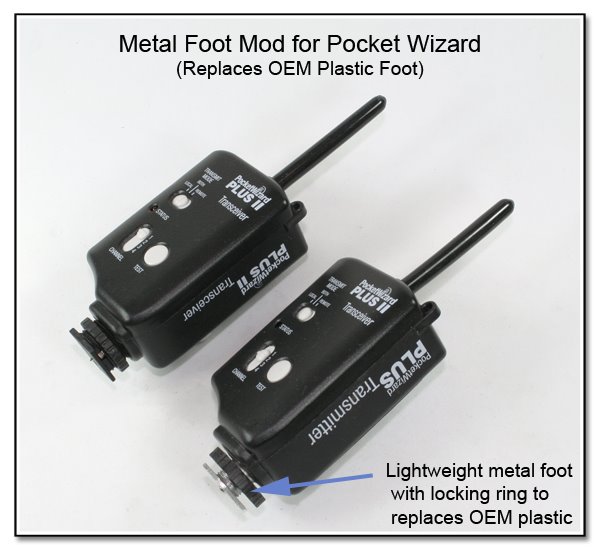 PJ1041: PW Metal Foot Mod - to Replace OEM Plastic Foot