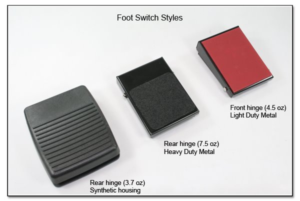 LT1022: Foot Switch Styles