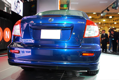 2008 Suzuki SX4 sedan at the New York Auto Show