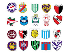 Todods los escudos de la liga argentina de futbol