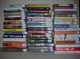 The pile of books