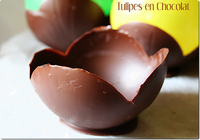 TULIPES EN CHOCOLAT trouvées sur le site "Le Petrin&quo Chocolate+tulips