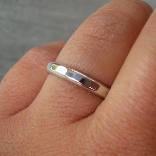 recycled silver band