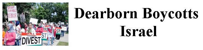 Dearborn Boycotts Israel