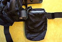 a black bag with a belt