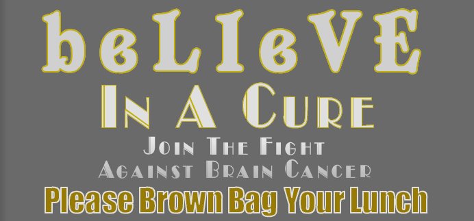 Brown Bag For A Cure/Pediatric Brain Tumor Research