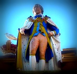 Yer actual pre-Shakin' Weymouth King's Statue