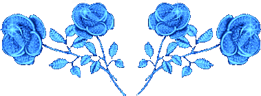 azul  rosas