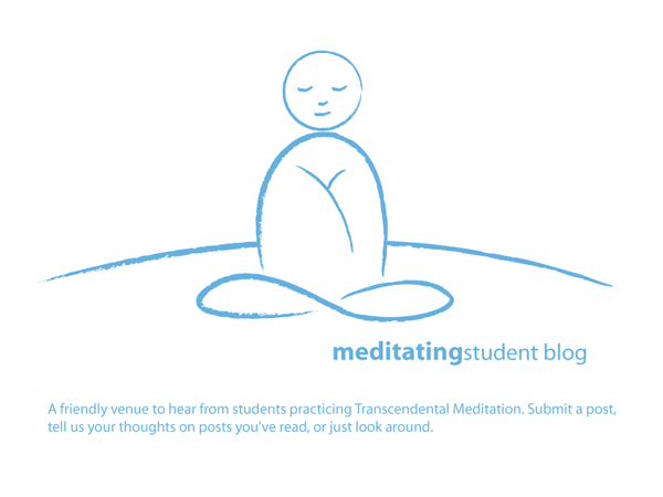 meditating student blog